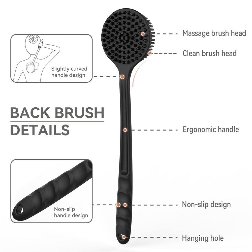 QiaKeoo face brush silicone for delicate cleansing and refined texture