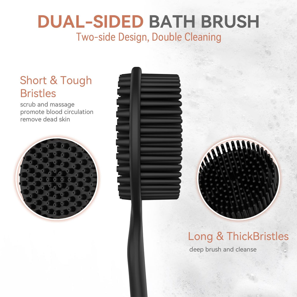 QiaKeoo silicone bristles scrubber for efficient exfoliation and cleansing