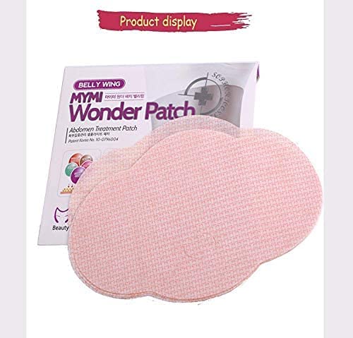 QIANSOTO Mymi Wonder Patch natural ingredients label highlights capsaicin, caffeine, and botanicals.