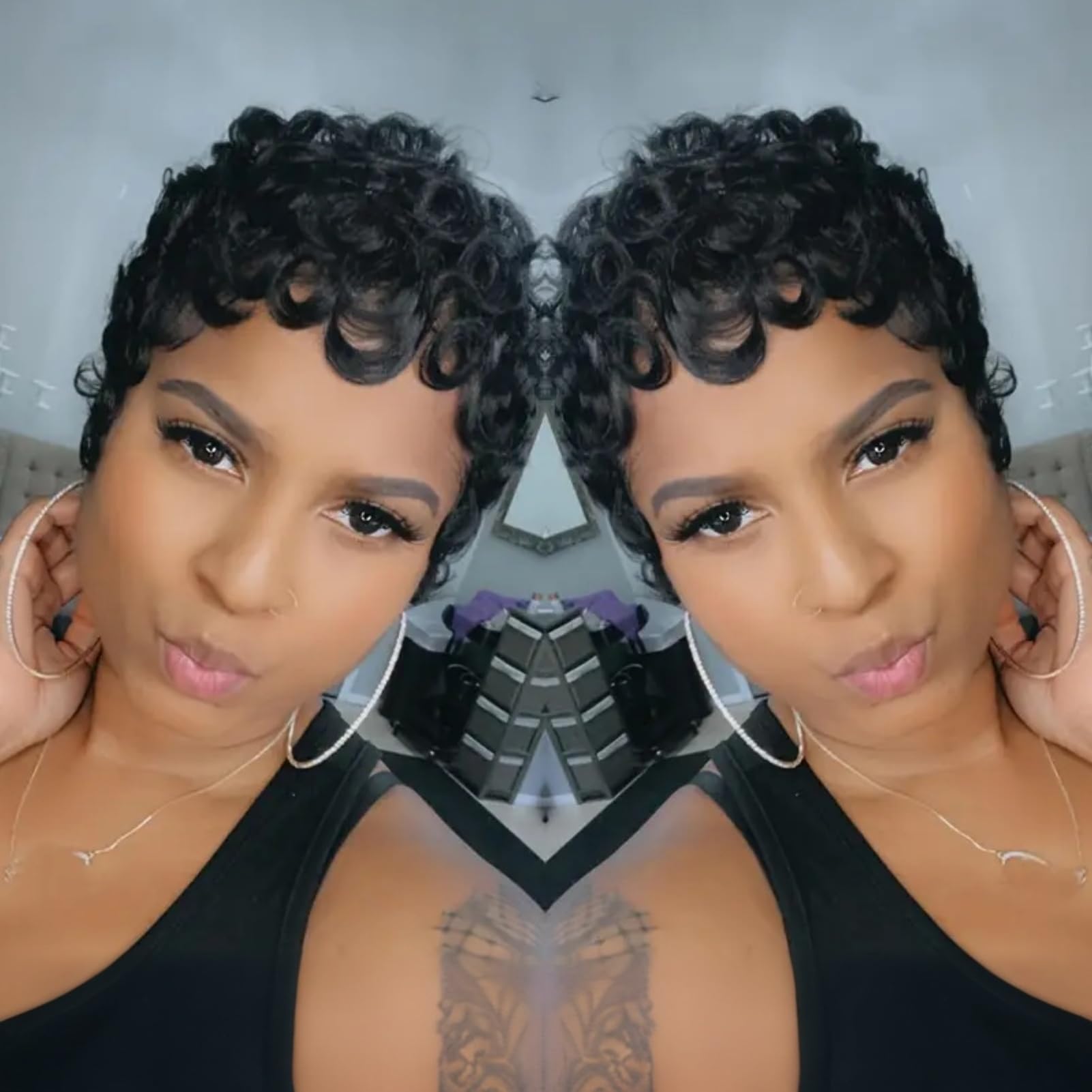 QiaQiaRing Pixie Cut Wig daily-use cosplay-ready look demonstrated for events