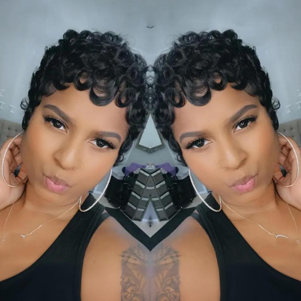 QiaQiaRing Pixie Cut Wig daily-use cosplay-ready look demonstrated for events