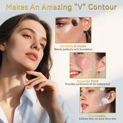 QiccJxyx Face Lift Tape extended stickers enable versatile, long-lasting lift and defined contours