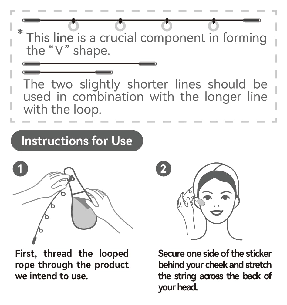 QiccJxyx Face Lift Tape invisible skin tone design stays discreet while lifting