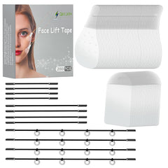 QiccJxyx Face Lift Tape raindrop stickers providing quick cheek lift with natural contour