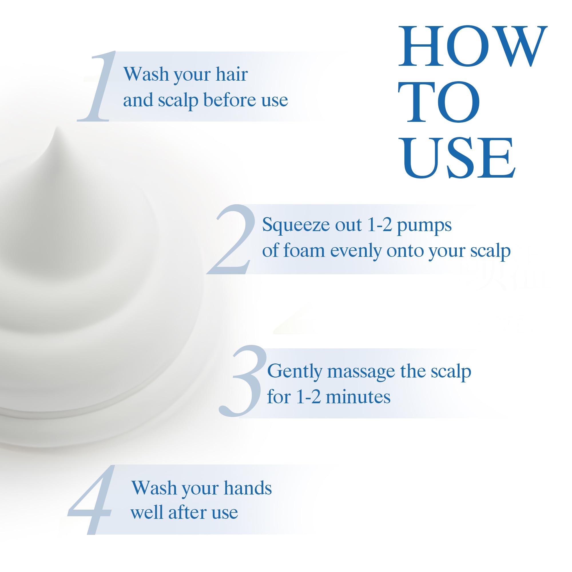 QIDILA Beard regrowth application targets facial hair with foam.