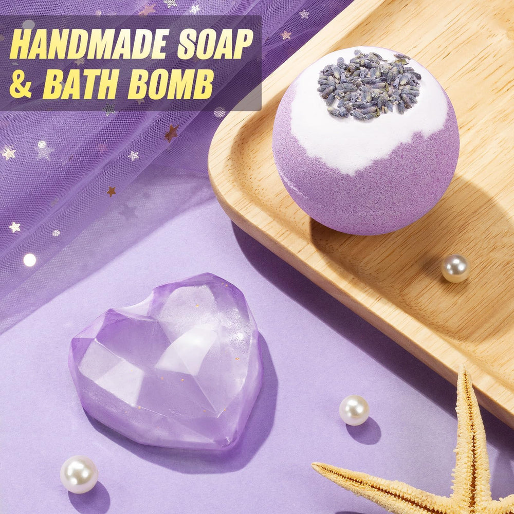 Qinline lavender bath bomb for a soothing soak