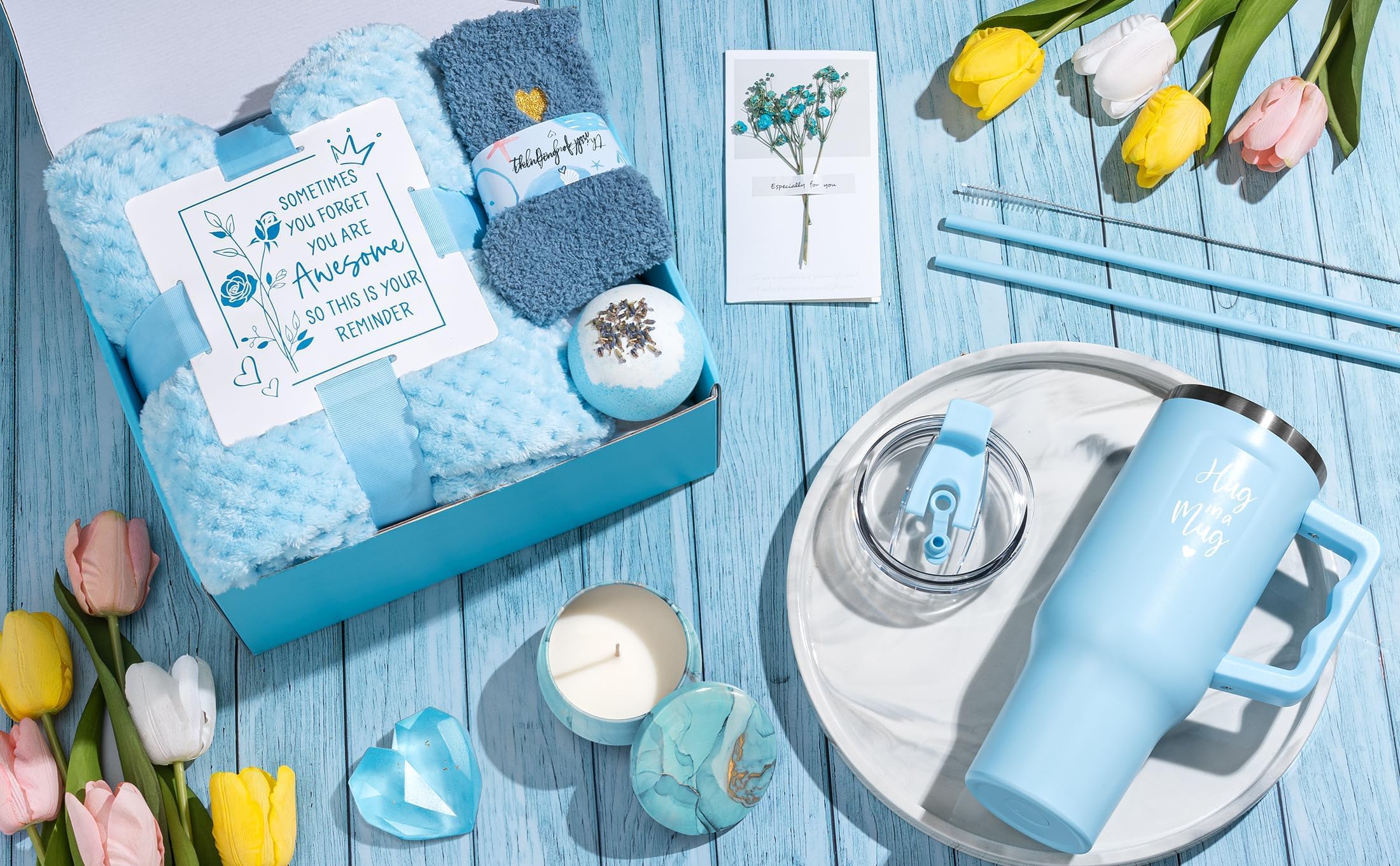 Qinline gift box with personalized message options for gifting