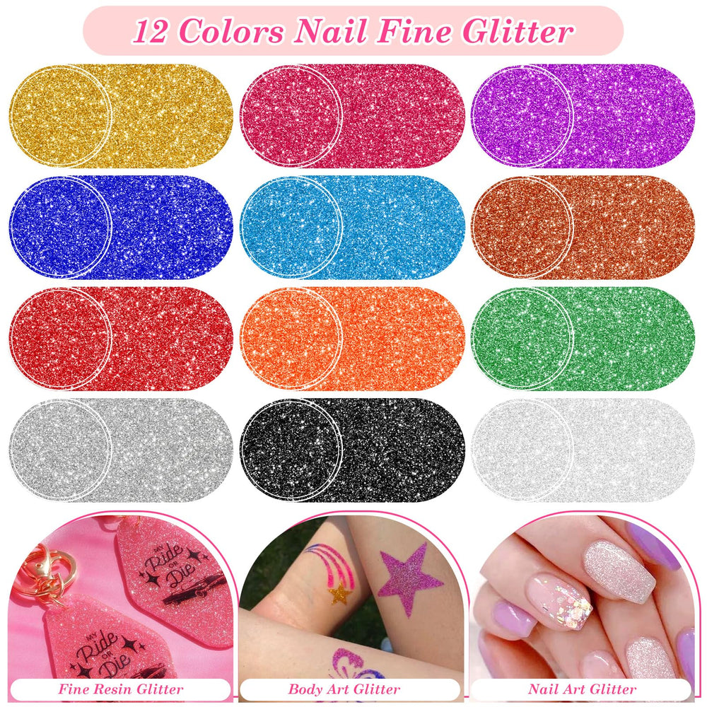 Qinzave butterfly sequins add delicate accents to nail art