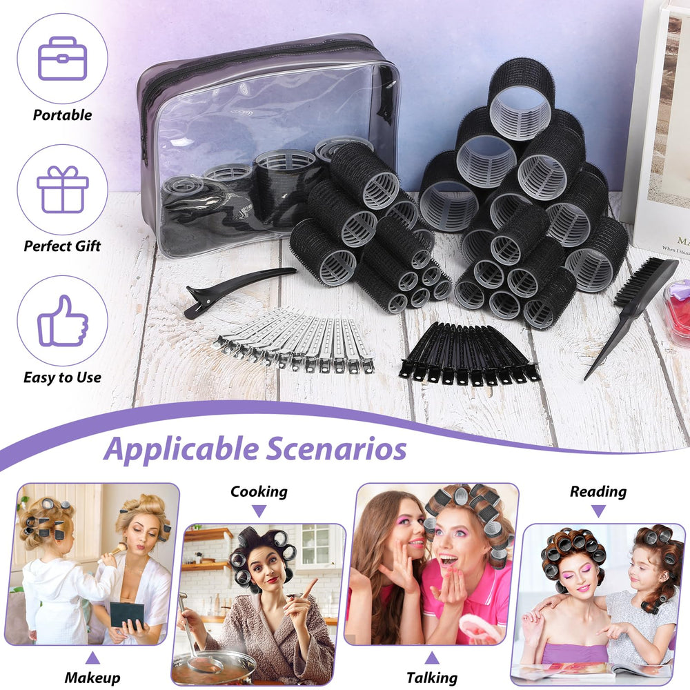 Qinzave hair section clips securely hold large hair sections during styling