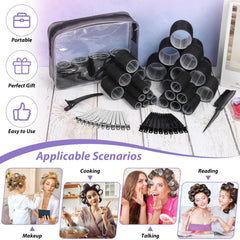 Qinzave hair section clips securely hold large hair sections during styling