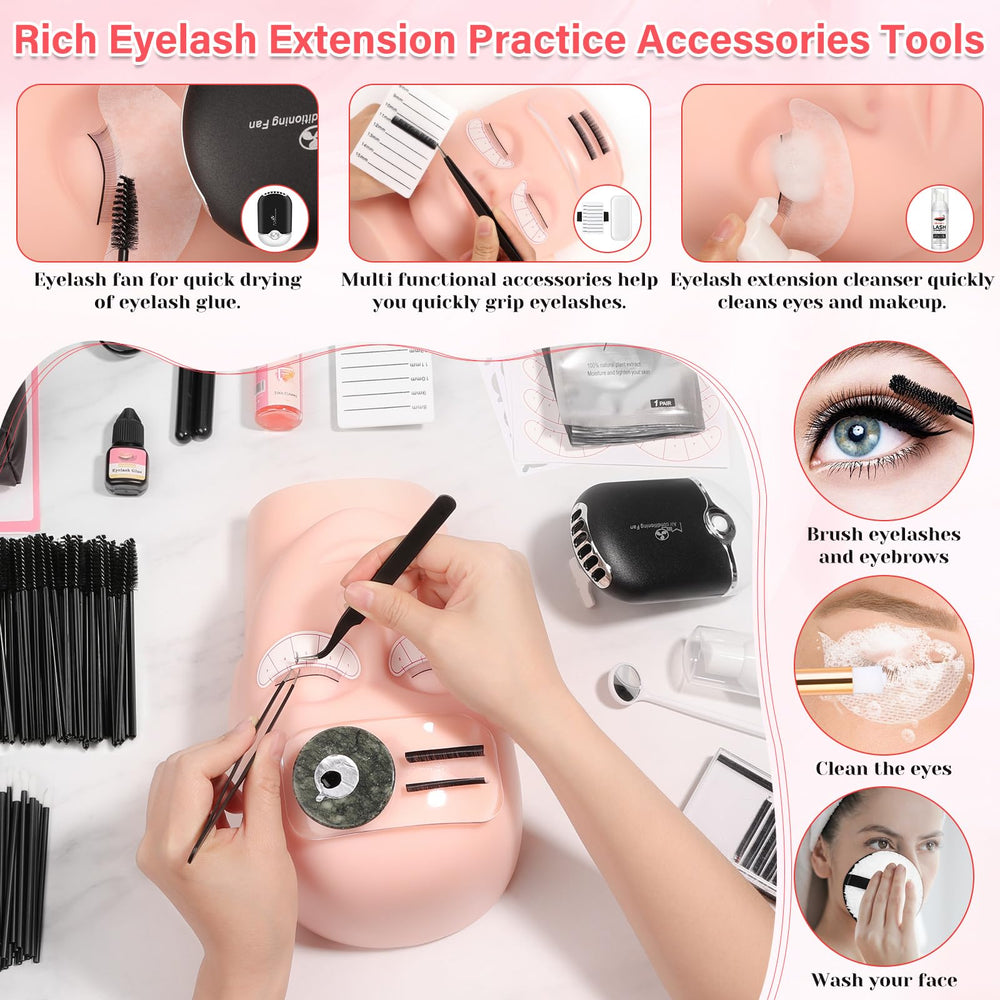 Qinzave lash-kit-storage-bag keeps supplies organized for on-the-go practice