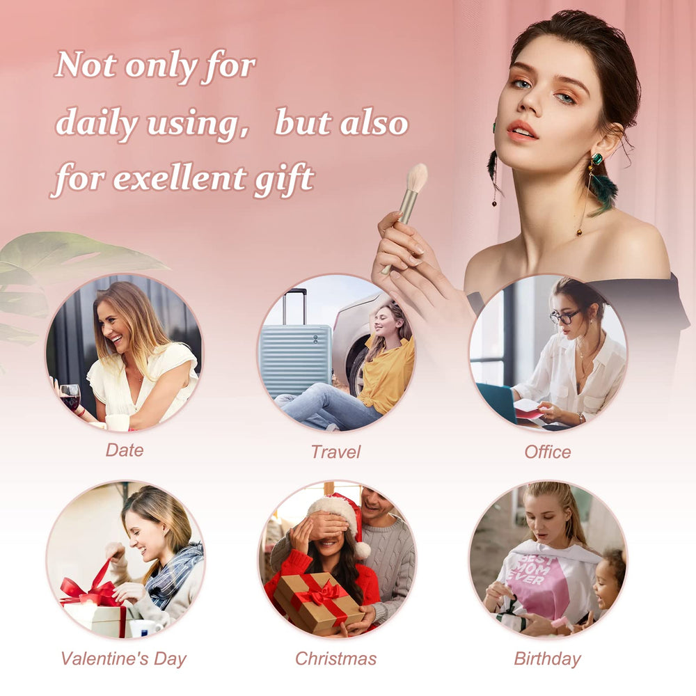 QIONG all-in-one makeup kit travel case keeps essentials organized.