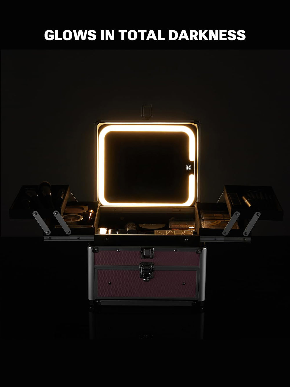 Qislee makeup box travel case durability for professional use.