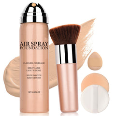 QIUFSSE airbrush foundation closeup beige for natural coverage