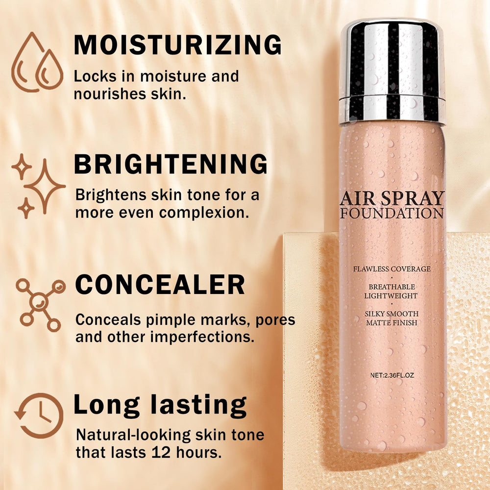 QIUFSSE soft matte texture provides breathable, light feel on skin