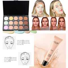 QiuNingTang eyeshadow palette – vibrant shades for subtle or festive looks.