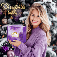 Qivatex bath gift set diamond soap provides gentle cleanse with elegant presentation.
