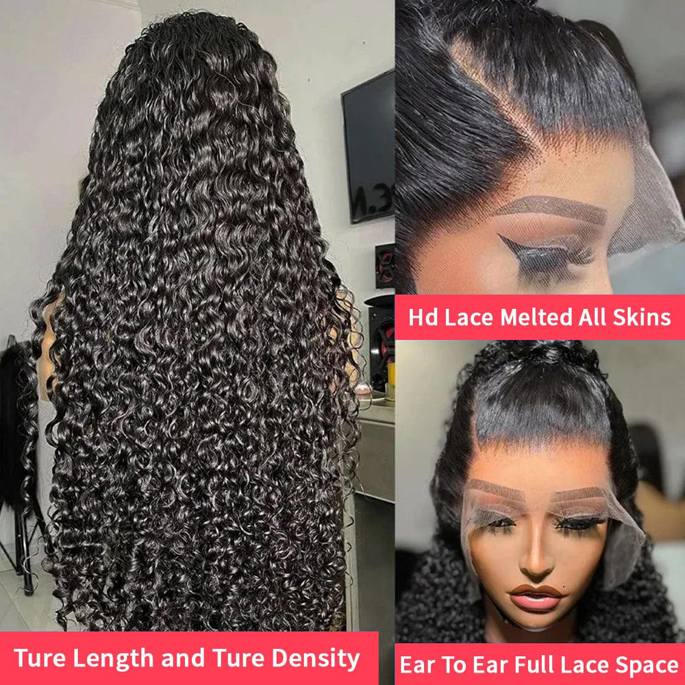 QKOQKO HD transparent lace swatch emphasizes seamless parting under light