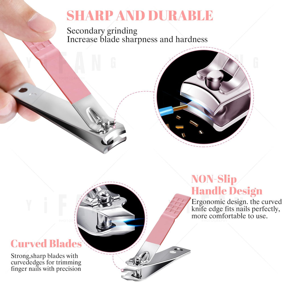 Corta uñas QLNE inoxidable para uso diario seguro