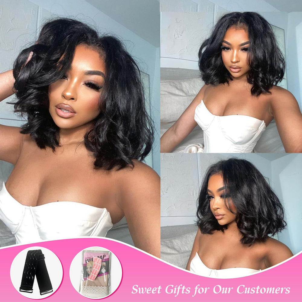 Qmaple bob wig 3d dome cap adjustable demonstrates secure fit and comfortable wear.