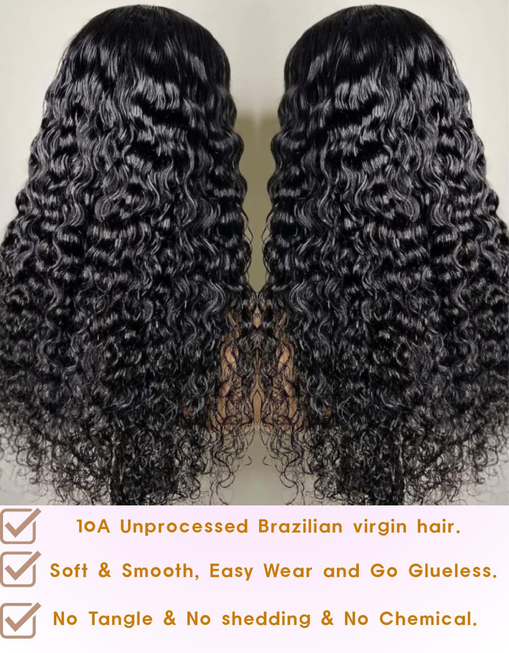 Qokyku pre-plucked natural hairline closeup demonstrates ready-to-wear ease