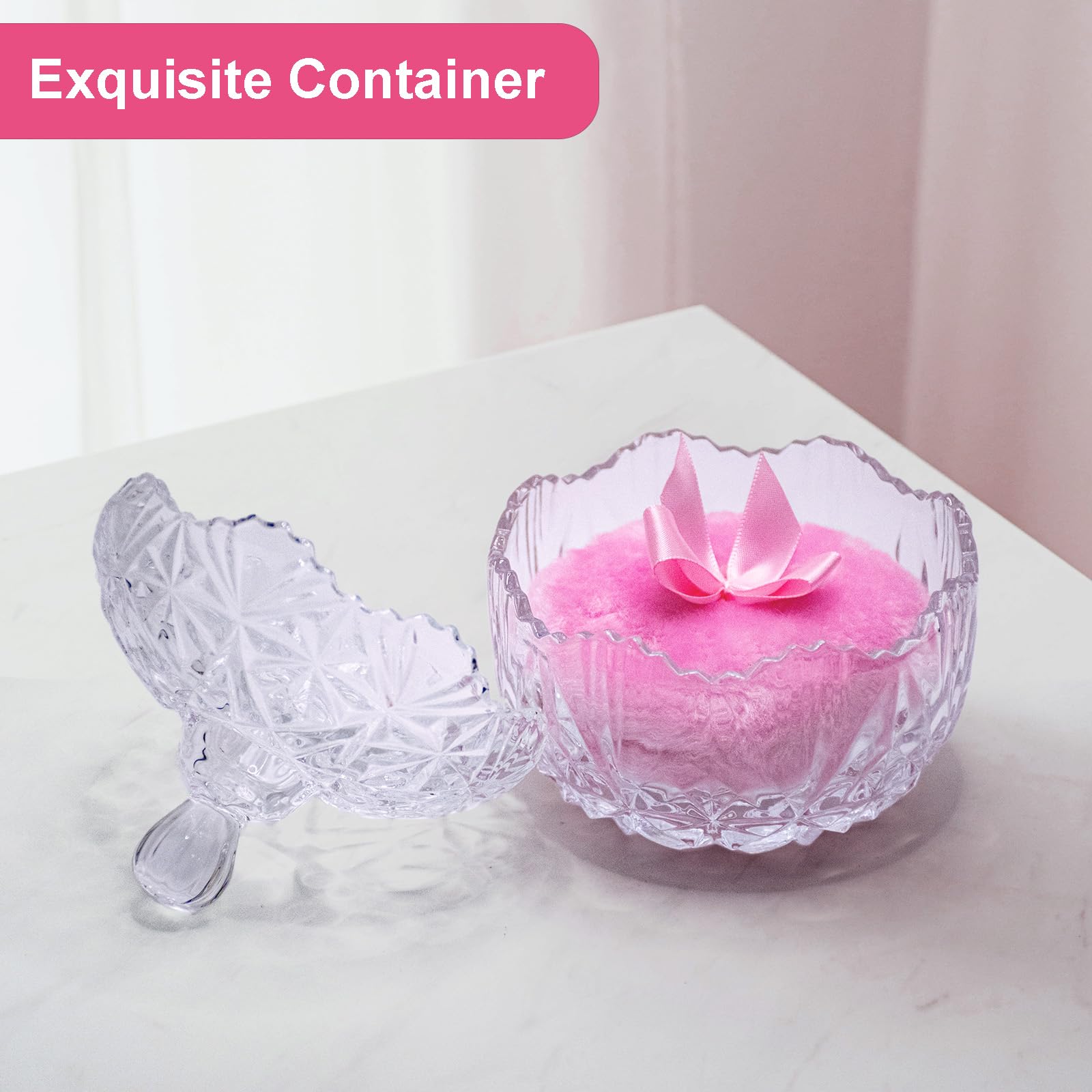 Qopoto soft crystal velvet puff delivers gentle, even application
