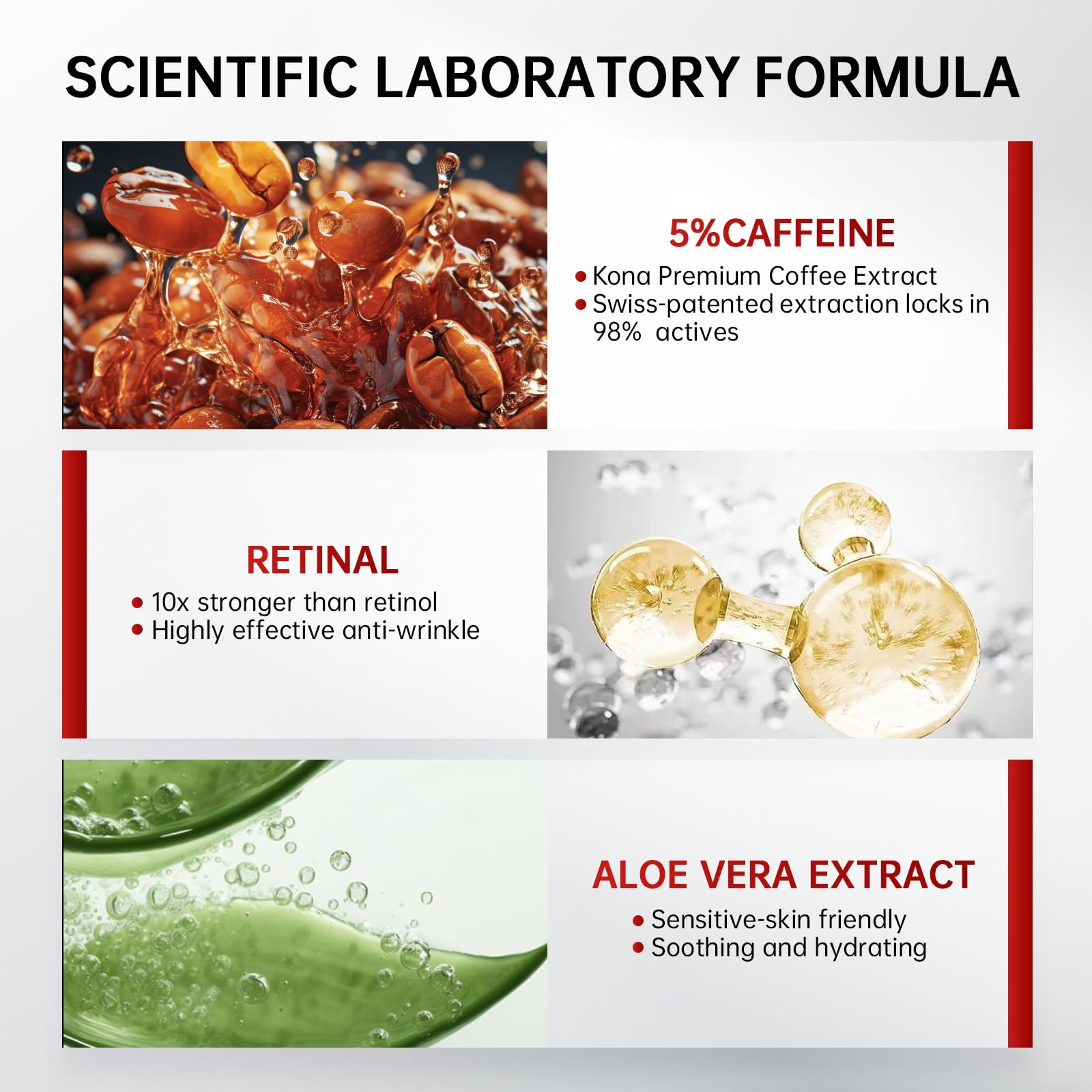 QQE natural ingredients aloe vera and centella for soothing care