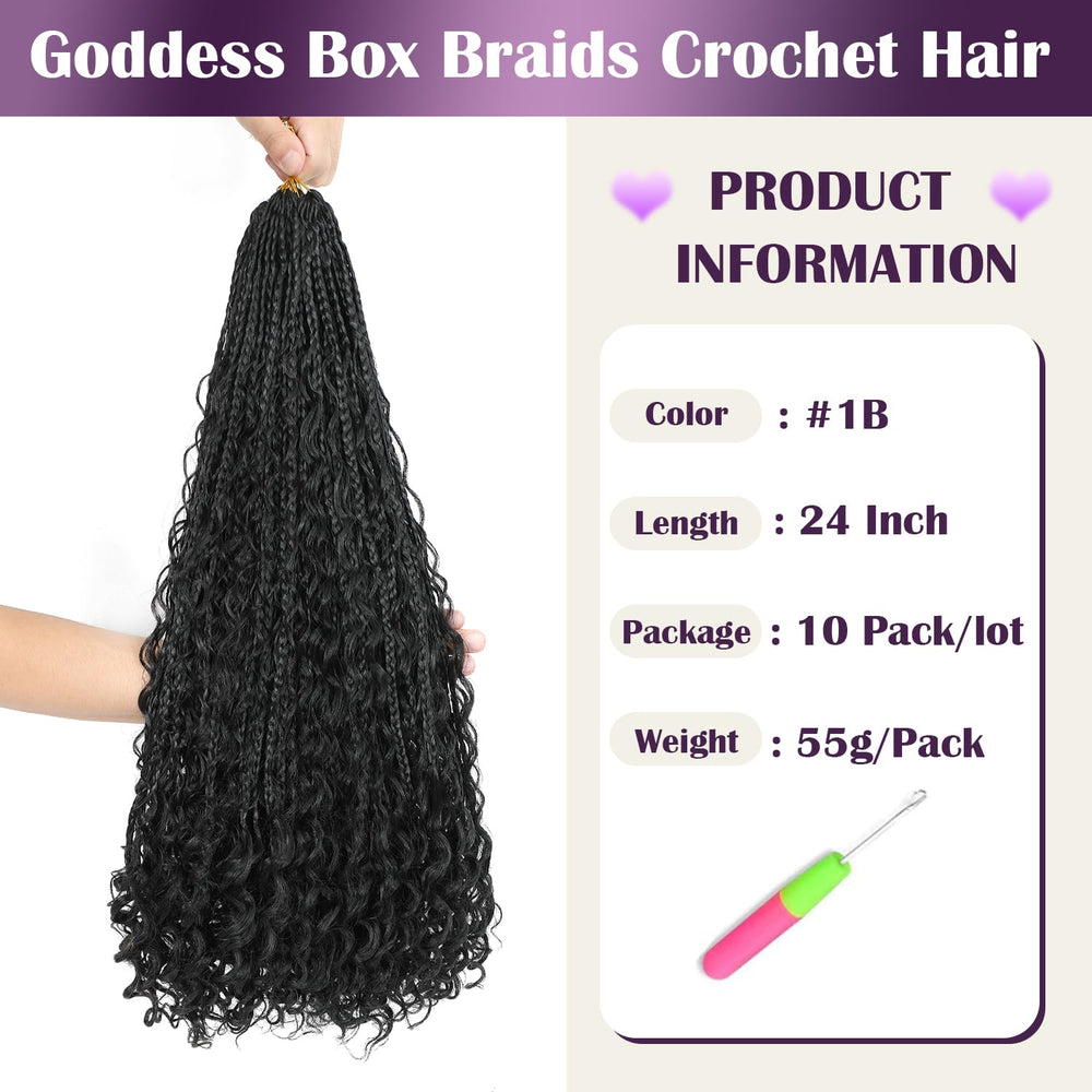 QQPIKHU lightweight braids on head illustrate comfortable all-day wear.