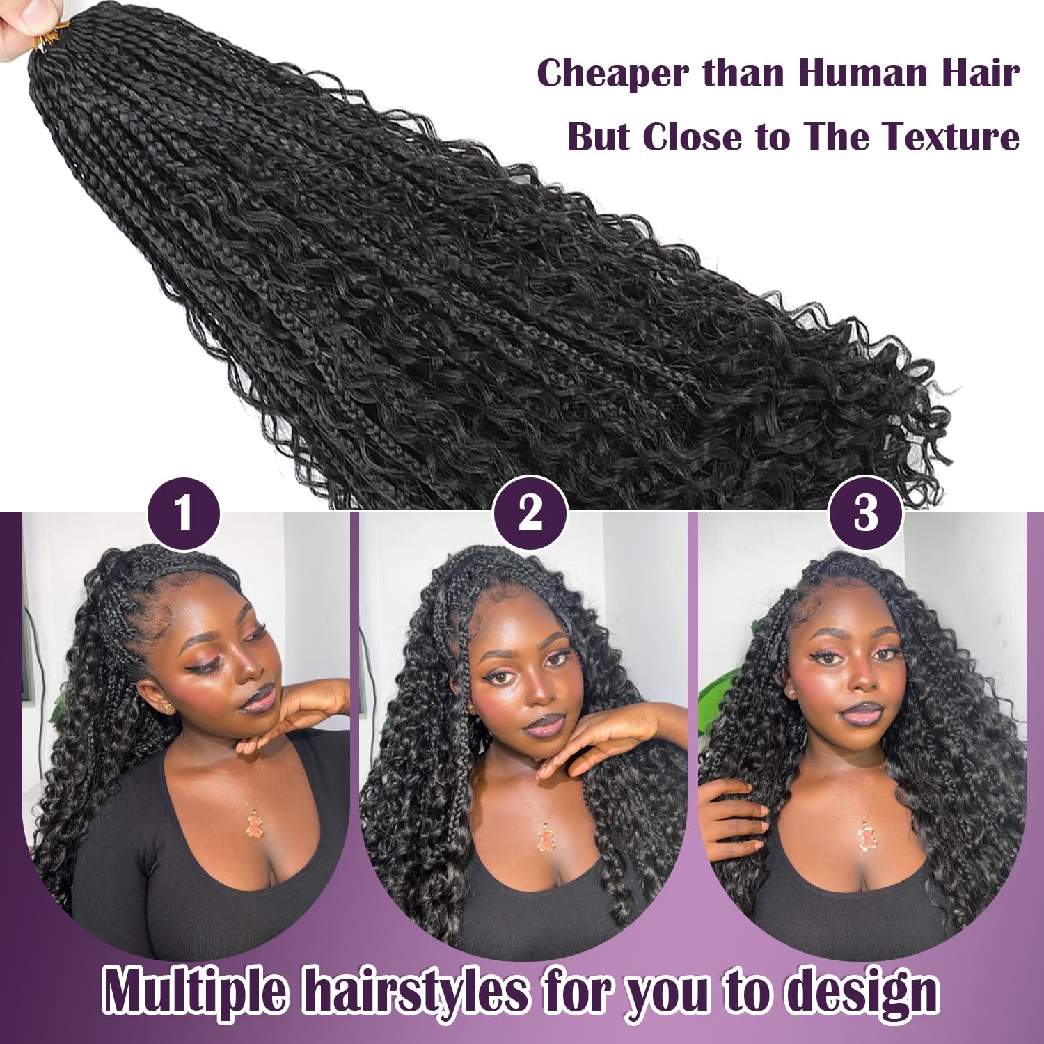 QQPIKHU pre-looped design enables fast crochet installation.