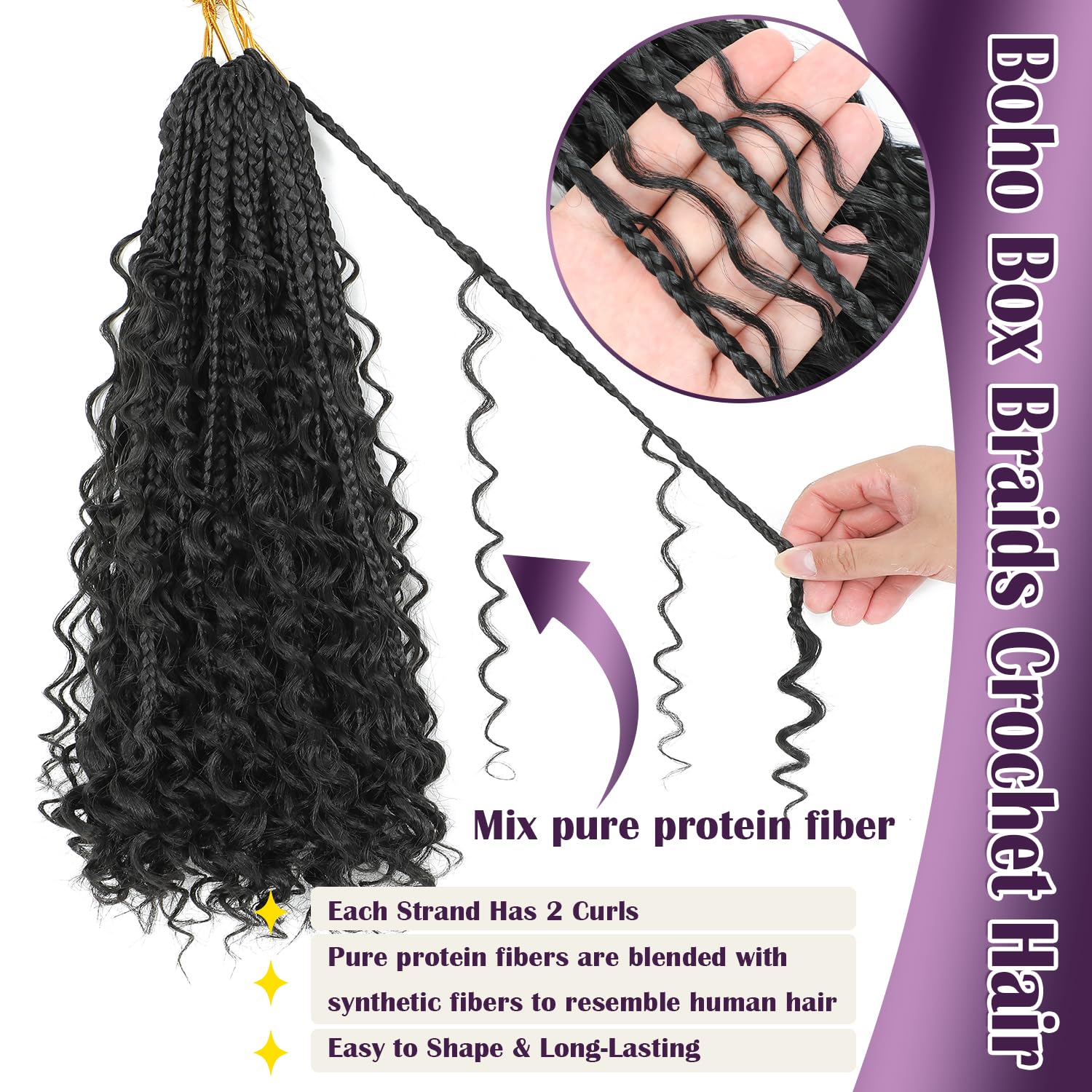 QQPIKHU protein fiber texture close-up highlights natural softness.