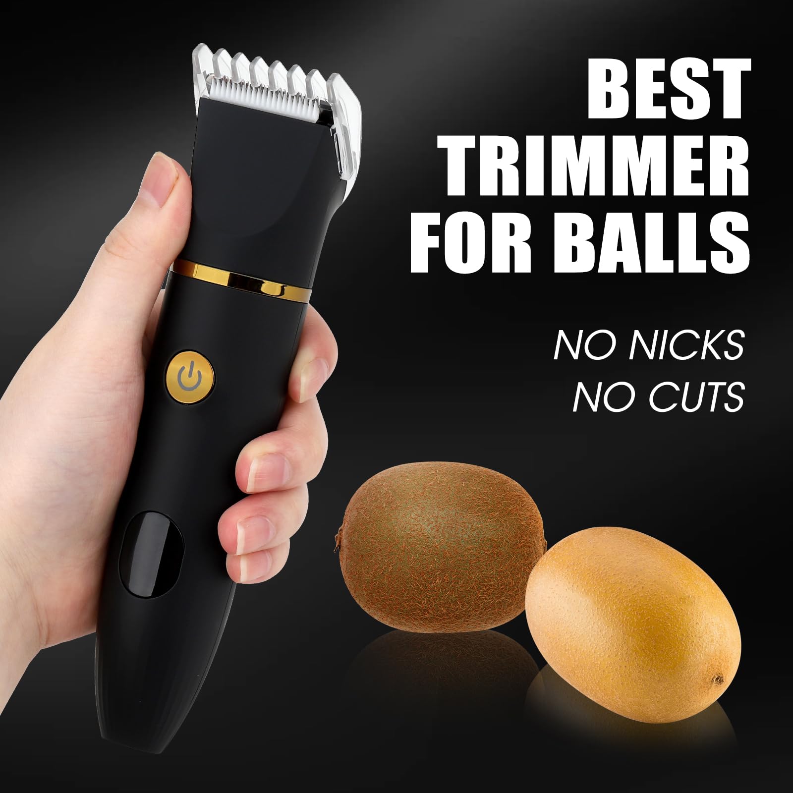 QREEYX gift-ready trimmer with travel case for him.
