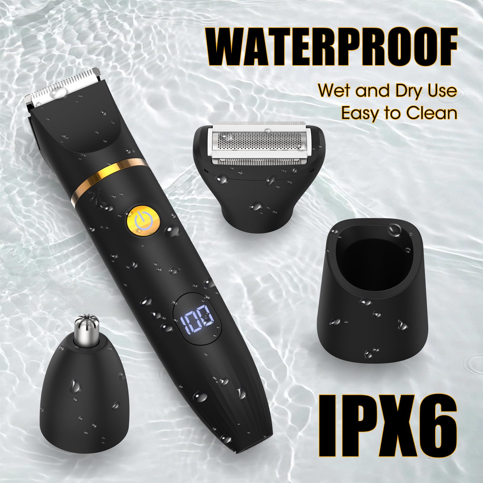 QREEYX Manscape Groin Balls Head enables comfortable groin grooming with precise control.