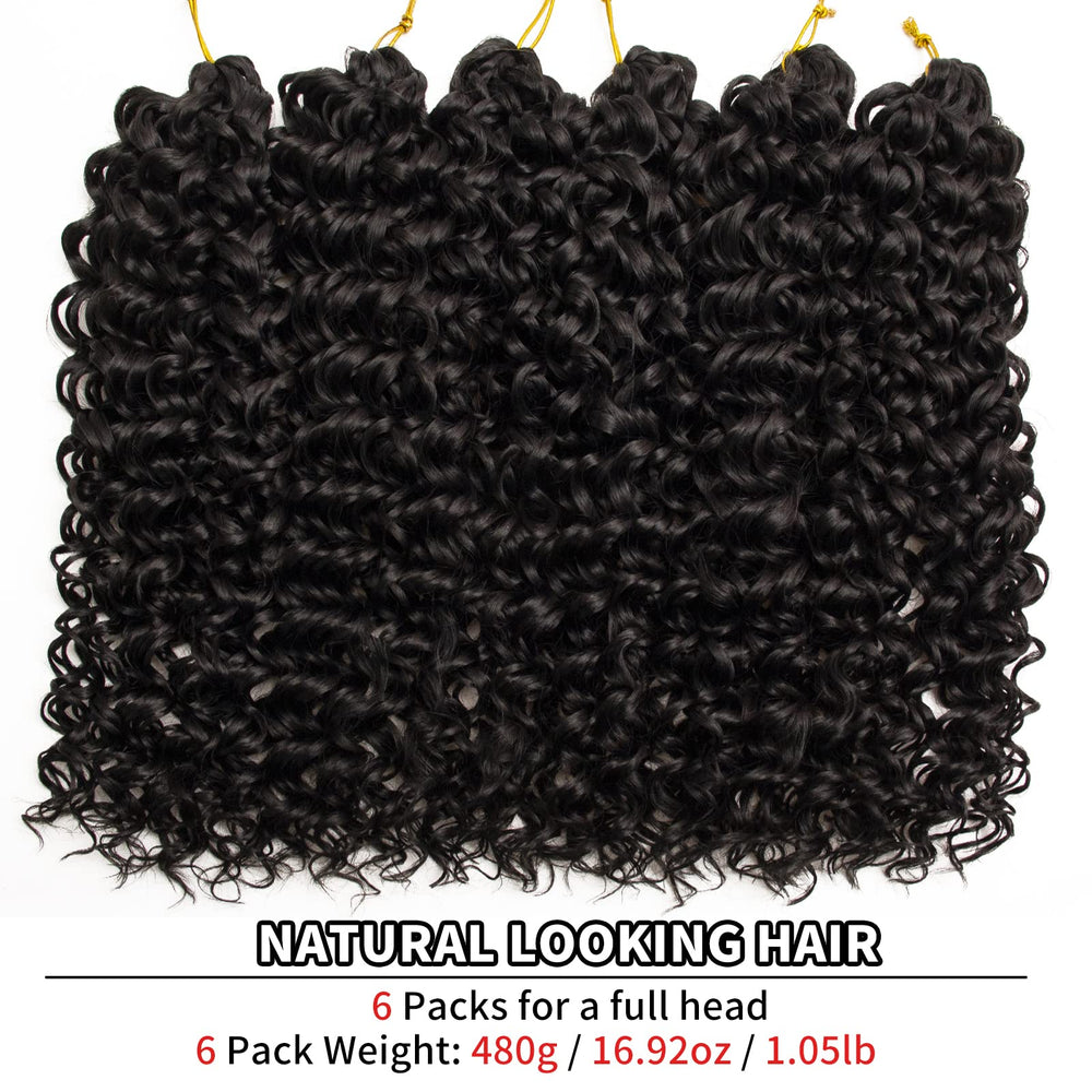QRHSUKA GoGo Curl folded-top bulk crochet hair closeup for bulk crochet installation