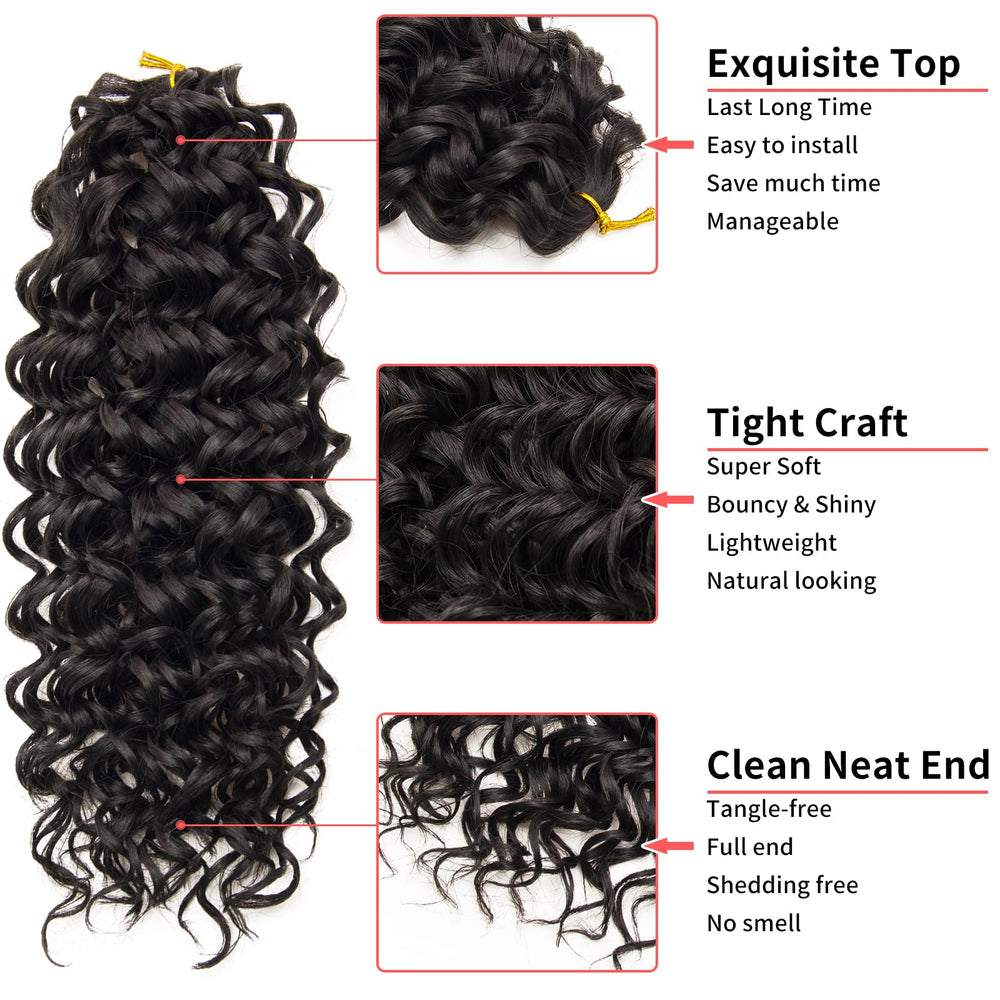 QRHSUKA GoGo Curl hand-tied strands closeup emphasizes premium softness