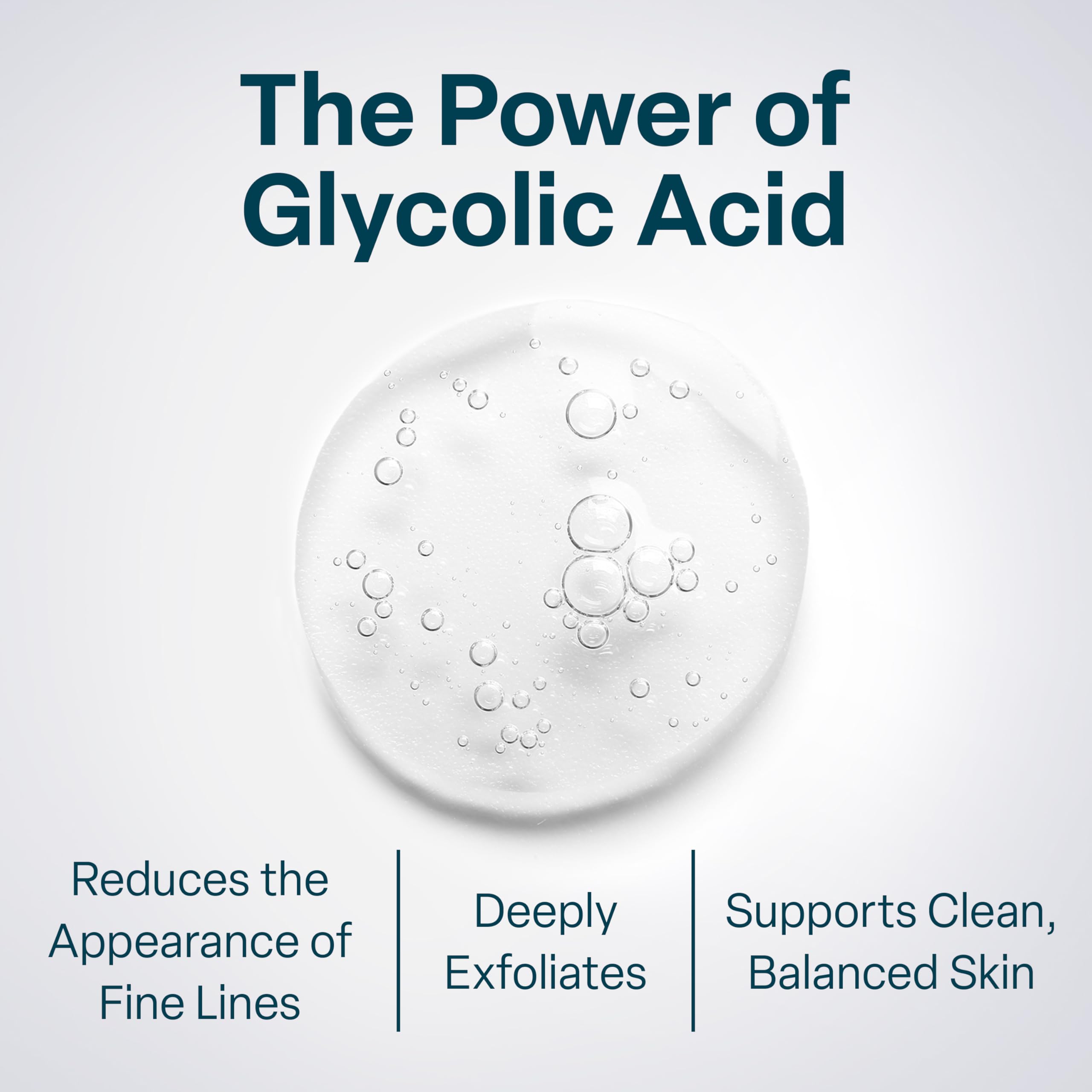 QRxLabs Glycolic Pads 50-count jar highlighting value and routine-friendly skincare steps.