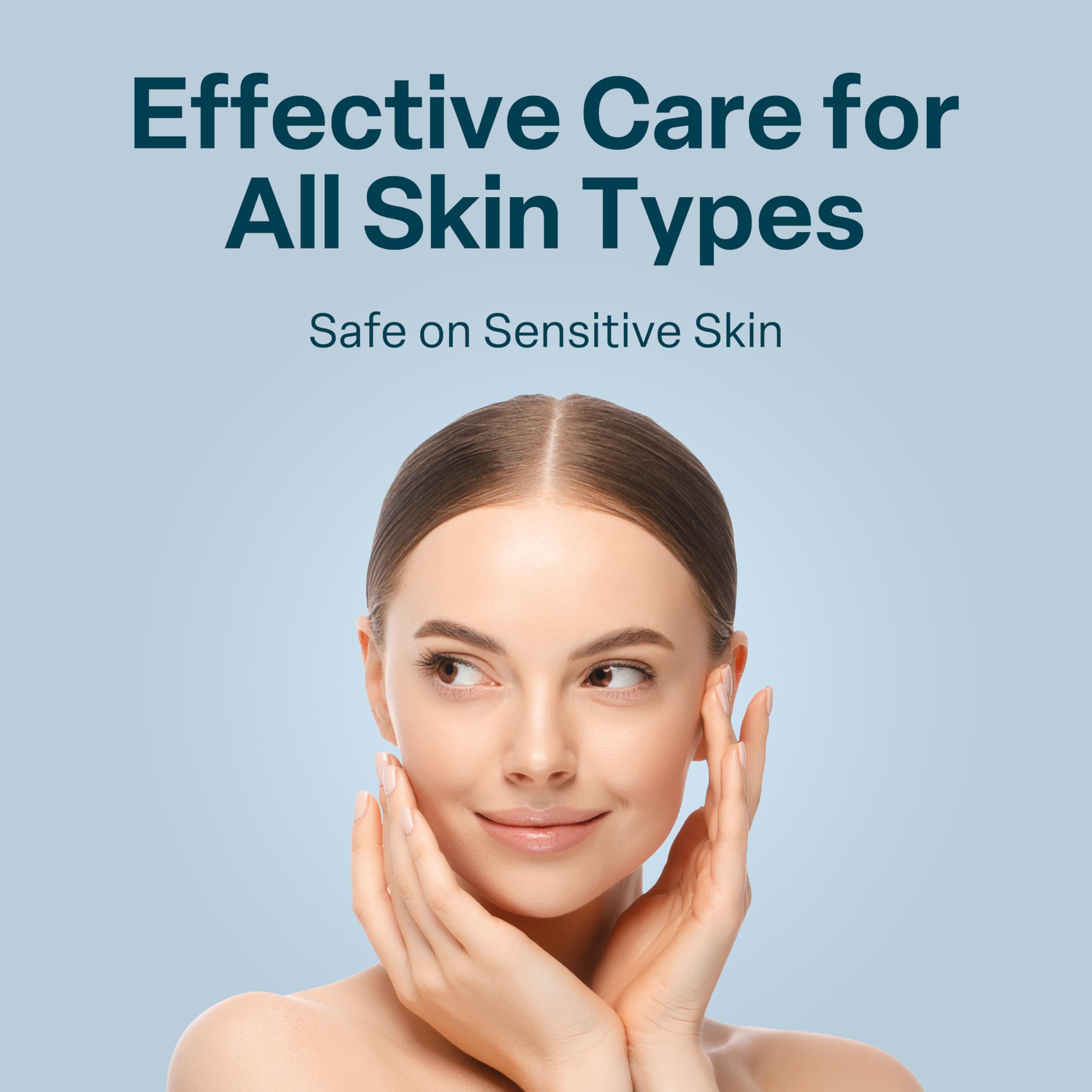 QRxLabs glycolic serum on daytime routine shows subtle glow potential.