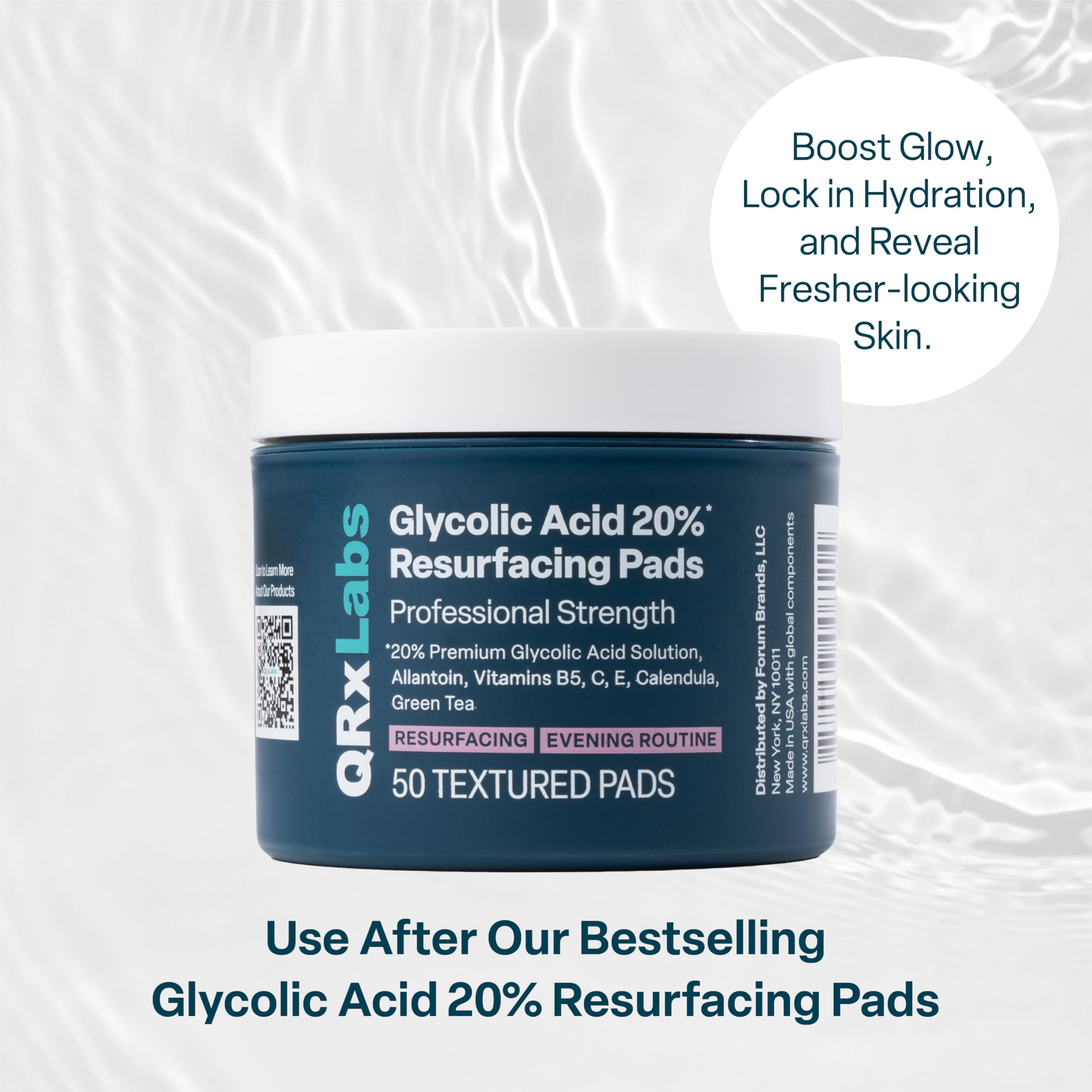 QRxLabs Hyaluronic Acid Serum USA-made skincare