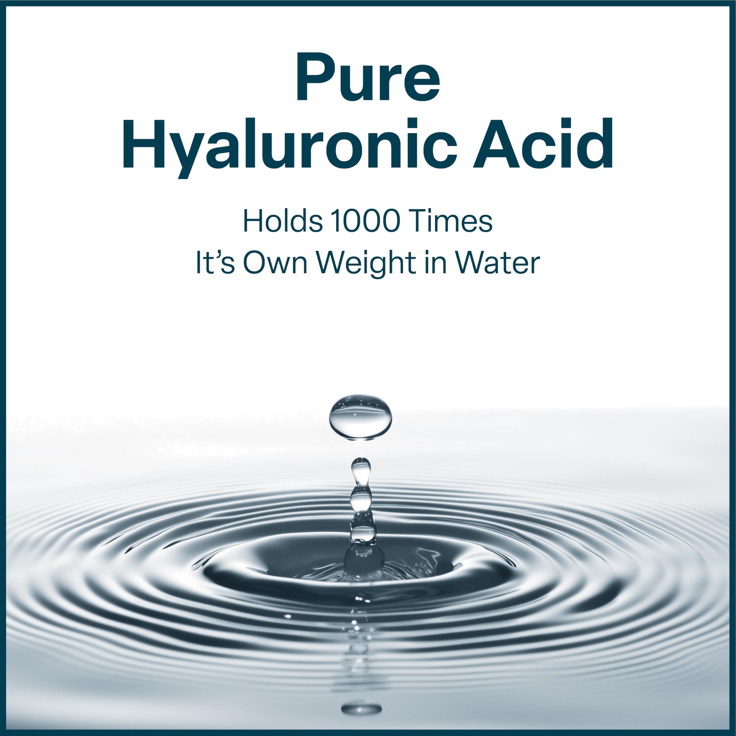 QRxLabs Hyaluronic Acid Serum with Vitamin B5 label highlights moisture retention