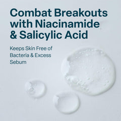 QRxLabs Pore Refining Toner Pads ingredients close-up highlights salicylic acid and niacinamide