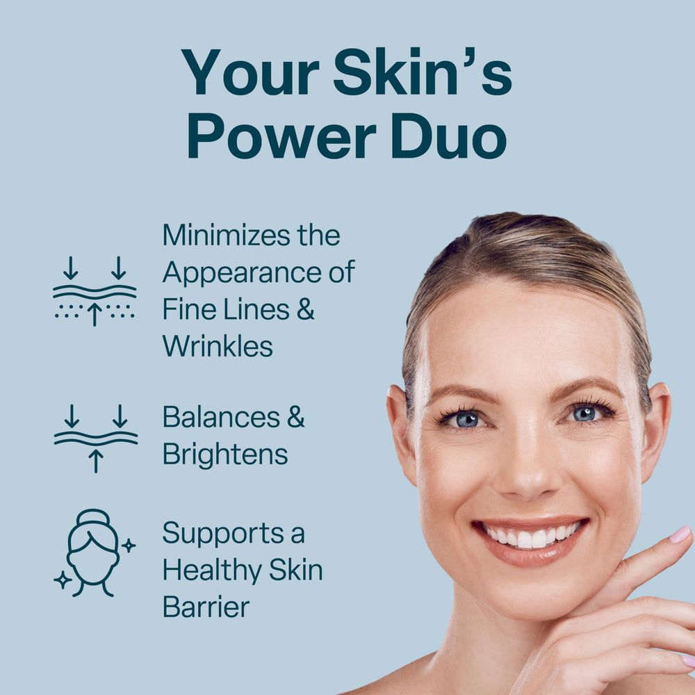 QRxLabs Niacinamide Retinol Alpha Arbutin serum texture swirl illustrating smooth skin improvement