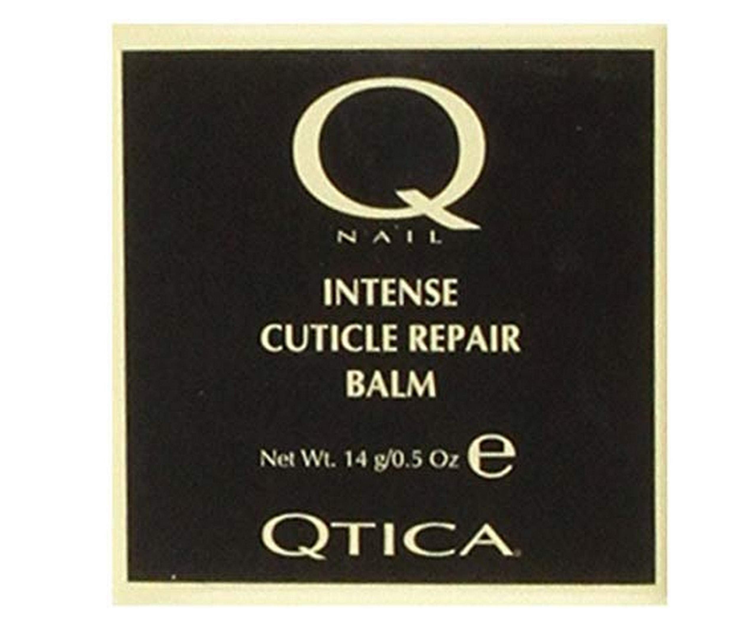 QTICA Intense Cuticle Repair Balm with honey and beeswax for healing cuticles and nails.