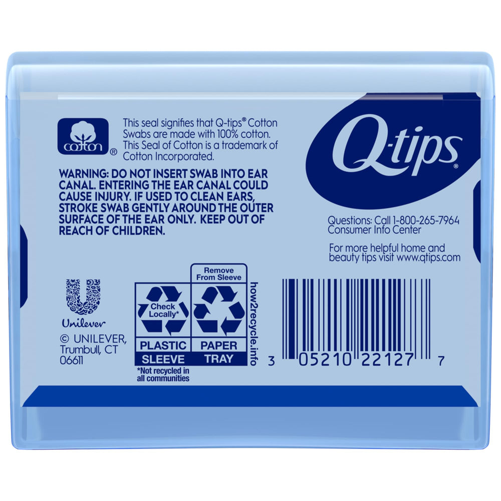 Q-tips Cotton Swabs makeup touch-up for precise beauty repair while traveling.