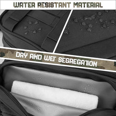 QT&QY 900D water-resistant fabric close-up highlights durable, spill-resistant shell.