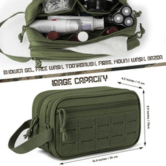 QT&QY MOLLE attachment front pocket image highlights expandable storage for accessories.