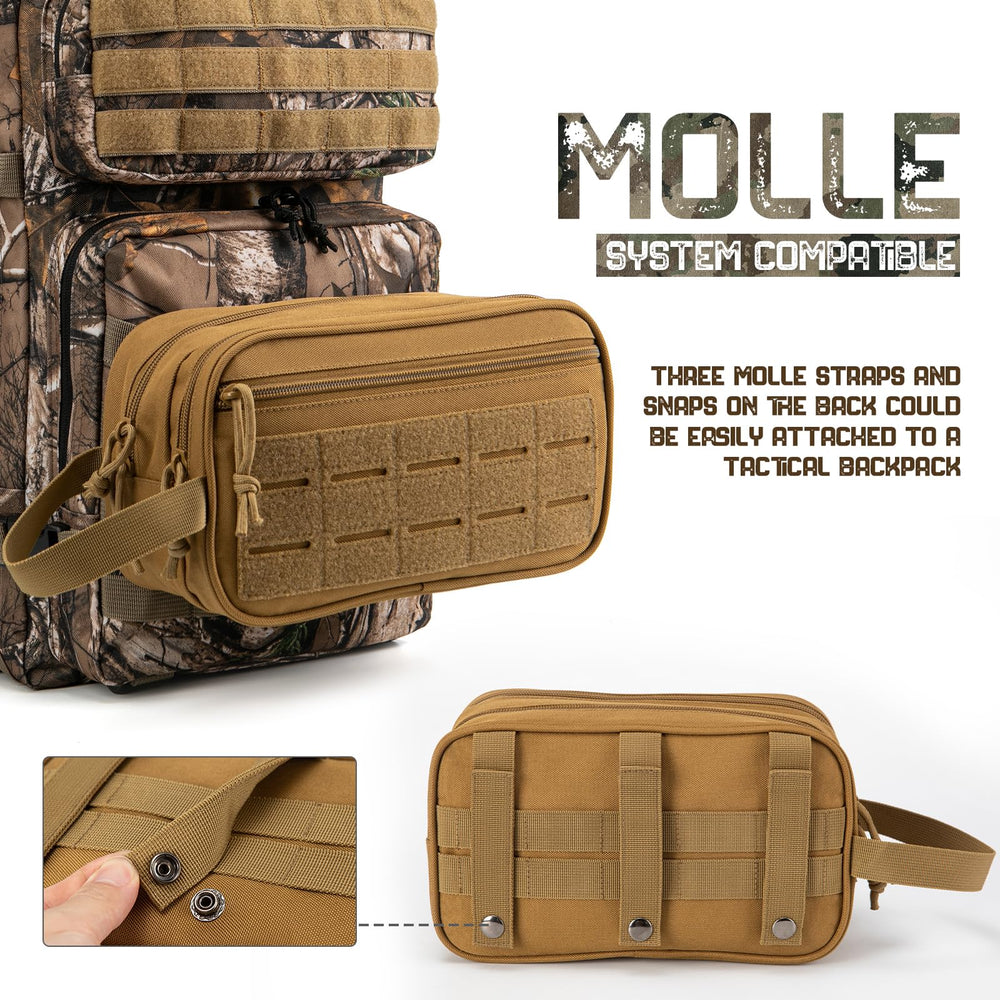 QT&QY bag shows back straps to attach to tactical packs.