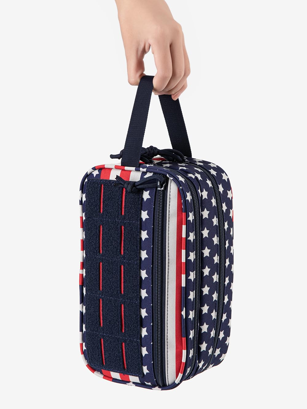 QT&QY Tactical Toiletry Bag dry and wet compartments help separate items while moving