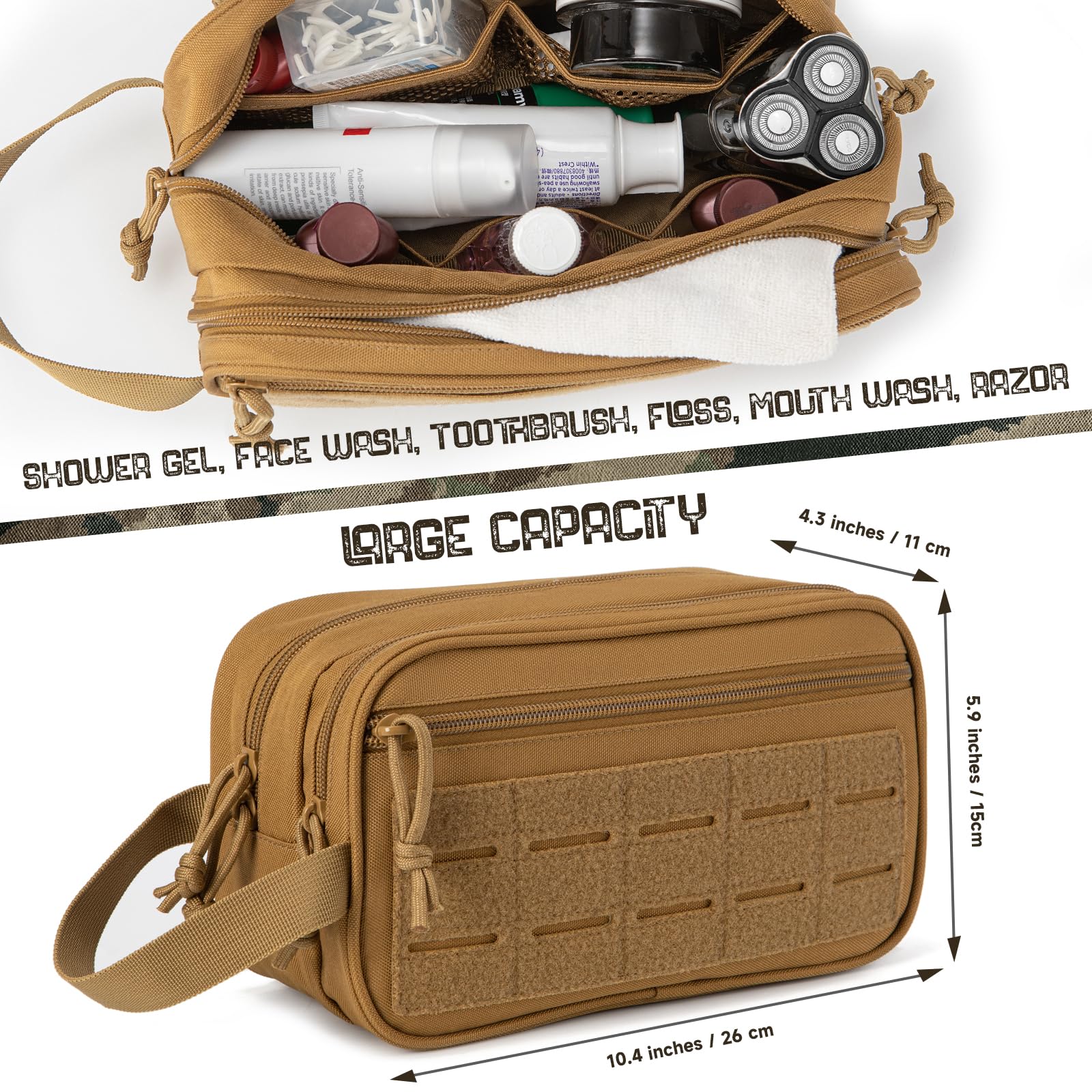 QT&QY bag with dry and wet compartments keeps items organized.