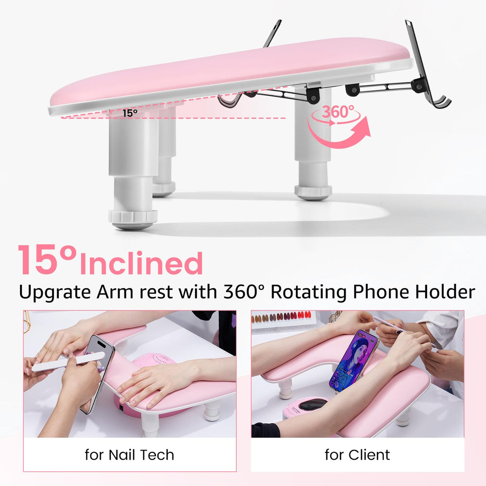 Quaferen arm-rest-height-adjustable offers precise height for customized comfort.