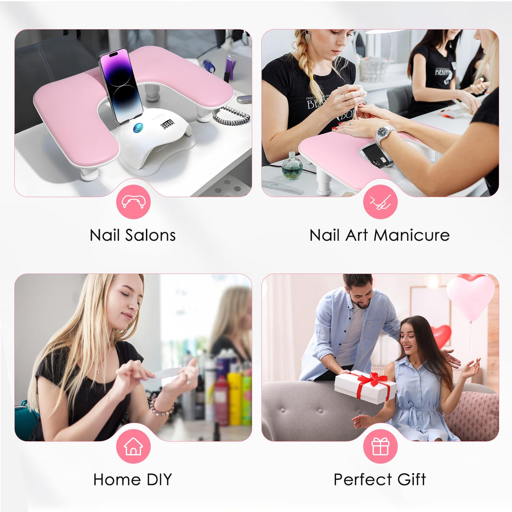 Quaferen salon-home ready design fits most LED/UV lamps.