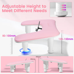 Quaferen arm rest slip-free pads keep the workstation stable.